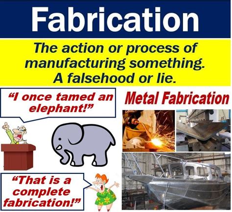 fabricated metal meaning|example of fabrications.